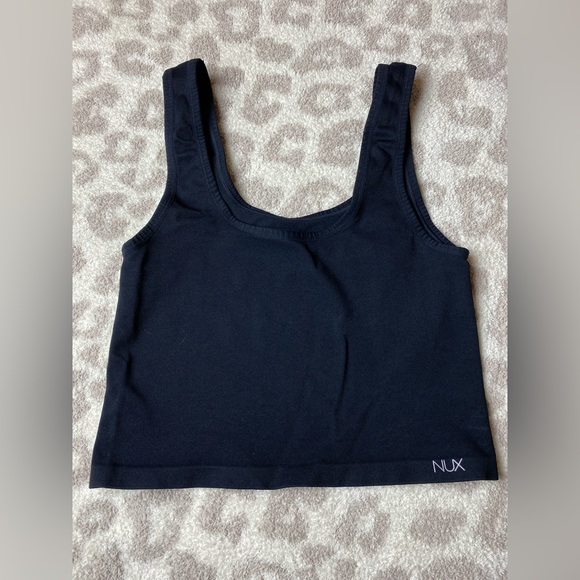 NWOT Nux Be Free Seamless Yoga Crop Top Size L - Picture 3 of 6